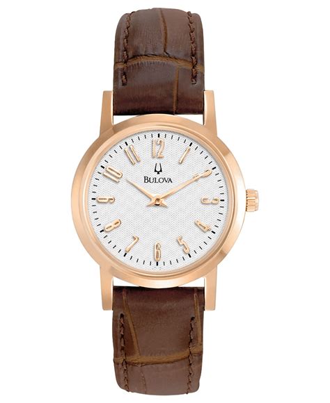 brown leather watches women's.